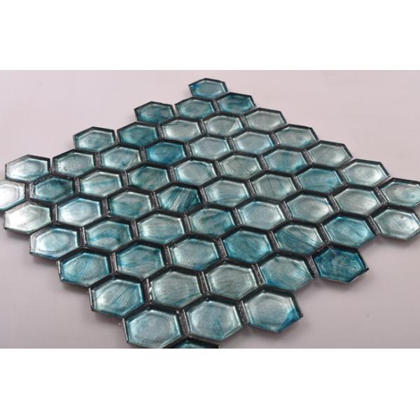 Latest Glazed Mosaic Tile with Hexagon Shape