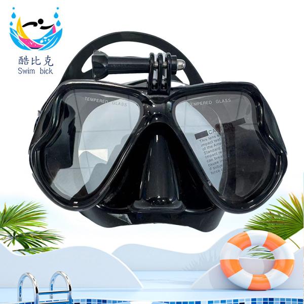 Fully Dry Silicone Diving Mask Single Lens Anti Fog Snorkeling Mask For Adults Surfing