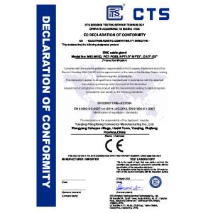 YUEQING HONGXIANG CONNECTOR MANUFACTURING CO.,LTD. Certifications