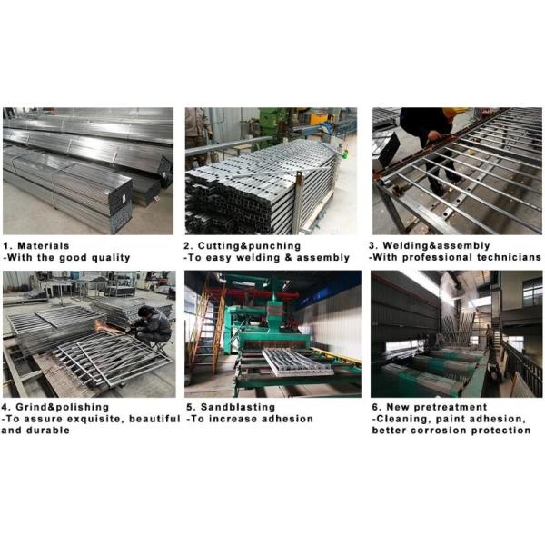 Порошок покрытый оцинкованные сварные проволочные сетки ограждение безопасности перила 1800 мм высотой