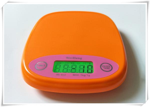 Compact Design Digital Kitchen Weighing Scale , 1 Gram Division Electronic Food Scale