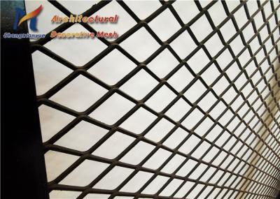 os divisores expandidos de aço suaves da loja de 1.0mm Mesh Car 4s envernizaram o quadro preto