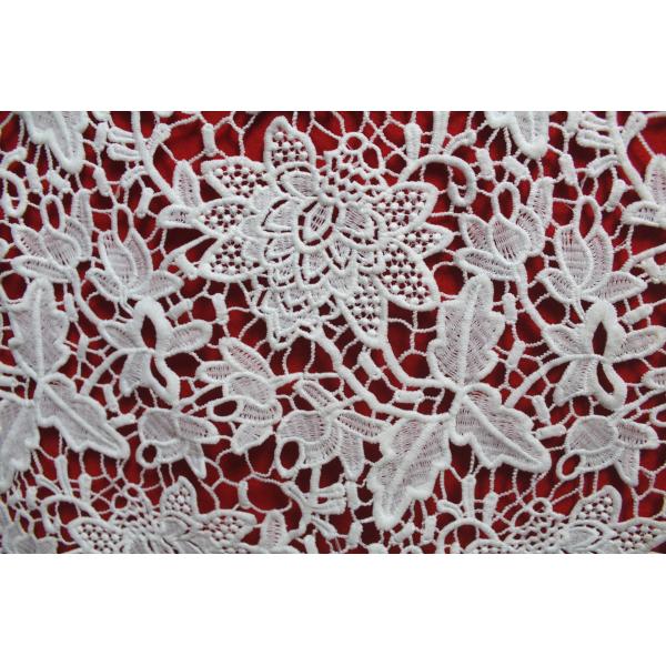 Apparel Accessories Chemical Lace Fabric Water Soluble Embroidery lace fabric