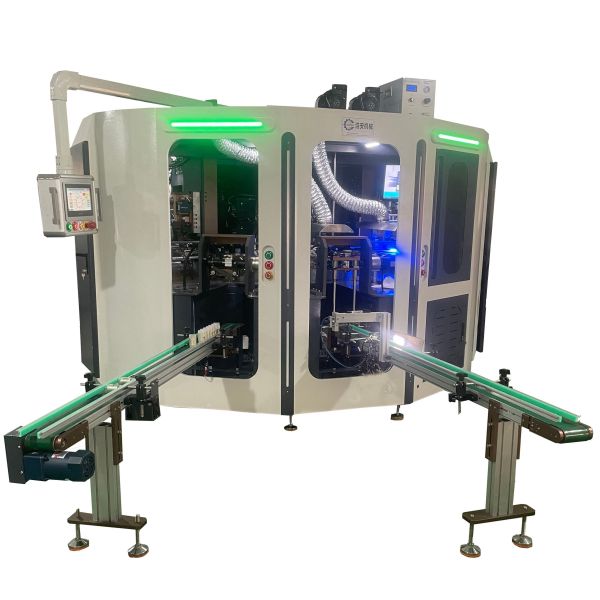 4 Color Automatic Servo Screen Printing Machine For Cup Glass Bottles