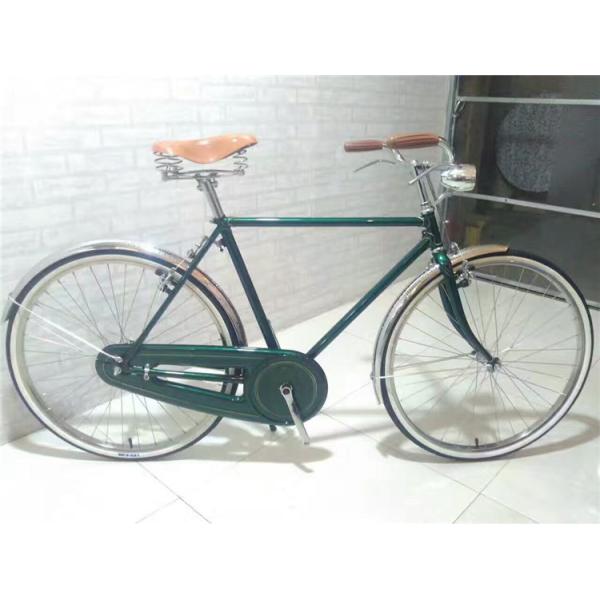 New brake colorful hi-ten steel 26/28 size elegant retro city bike for man with LED light