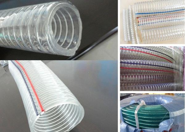 Food Grade Flexible Hose , Transparent Reinforced Hose For Conveying Milk Beer Water