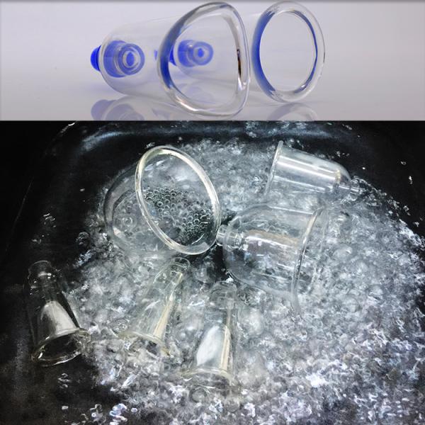 Transparent Professional Chinese Acupoint PC Cupping Set for Sterilizing and Massage