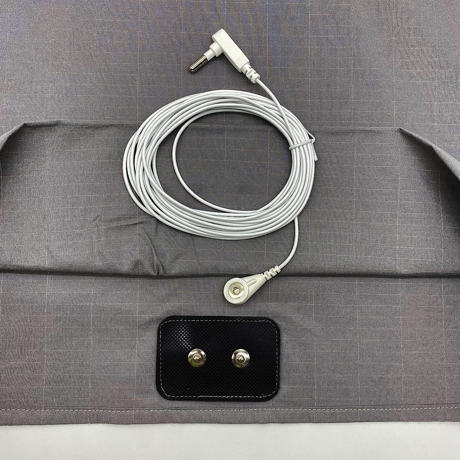 Grounding Bed Sheet with Silver Fiber Fabric for Customizable Sizes and Conductive Earthing