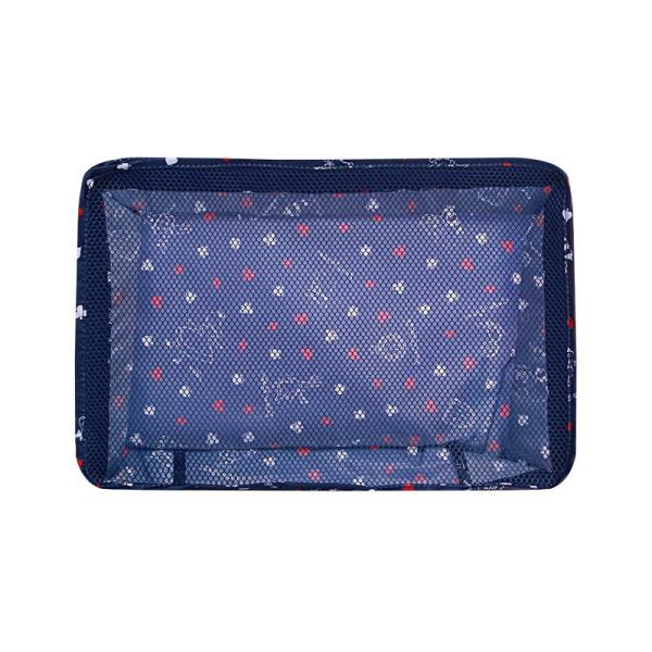 27cm*40cm*10cm Girly Multi Colored Cosmetic Makeup Bags 210D Travelling Make Up Bag