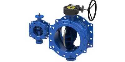 Manual Operation Double Eccentric Flange Butterfly Valve With FM Certificate