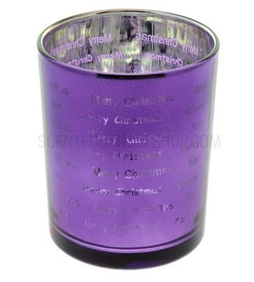 Christmas Glass Candle Holders