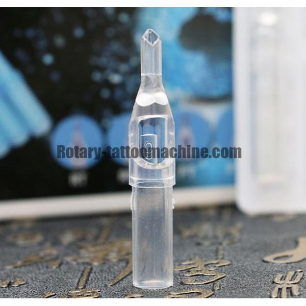 Clear Disposable Tattoo Gun Tips Pre Sterilized  Open Tips Safe Material