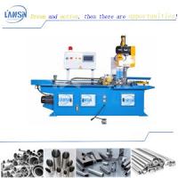 Machine de découpe de tubes d'acier à haute précision hydraulique CNC pour courte longueur