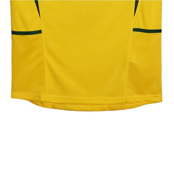Classic Reappearance Brazil 2002 World Cup Home Jersey Group Customization Service