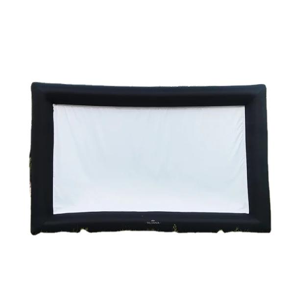 Pantalla de cine inflable para exteriores Gran venta de tamaño personalizado Pantalla de cine para exteriores Proyección trasera