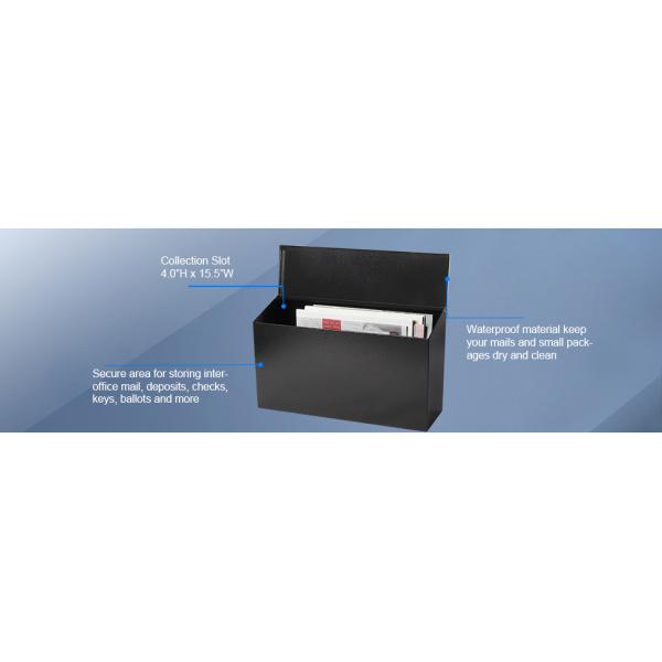 Почтовые ящики Таунхаус Вертикальная стенка почтовый ящик с добавленным замком и оцинкованной сталью