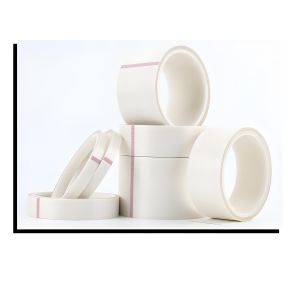 Food Grade White PTFE Tape High Temperature 260℃ No Fiber Residue for Industrial and Baking Applications