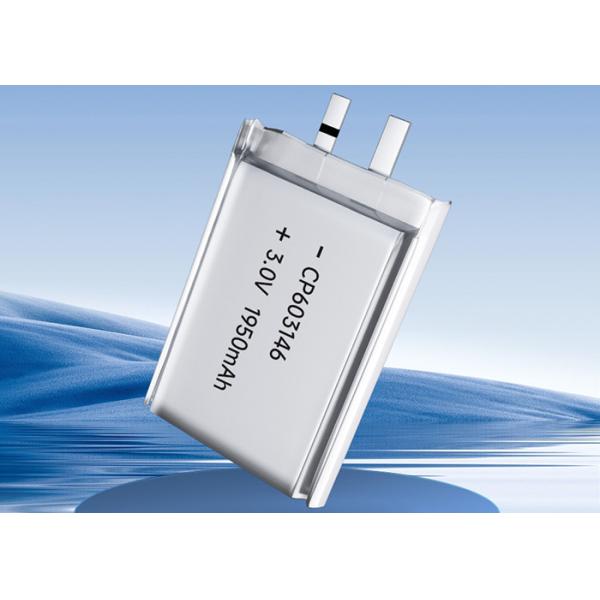 Срок годности при хранении основной клетки мешка Li-MnO2 батареи лития CP603146 3v ультра тонкой длинный