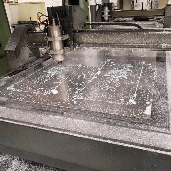 Convex Surface Aluminum Metal Ceiling Three Dimensional Sculpture Relief Plate Smooth Flat