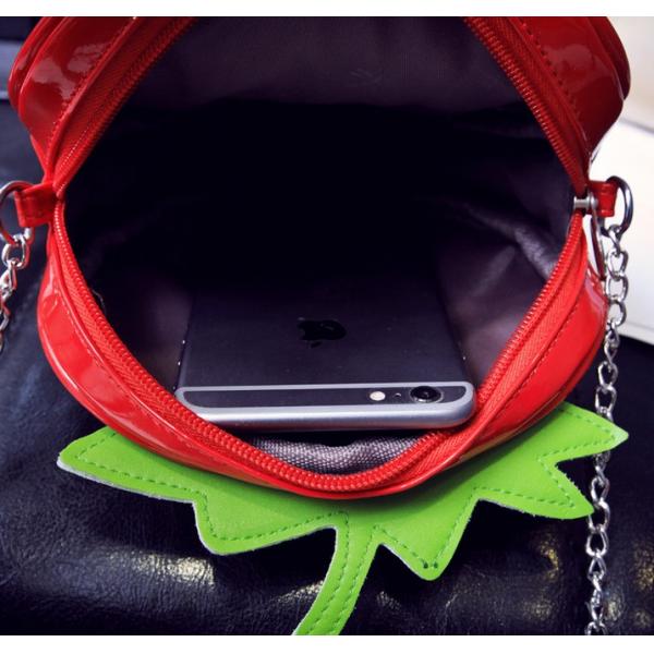 Japan and South Korea cartoon cute transparent strawberry summer fruit watermelon lemon shoulder bag Messenger bag