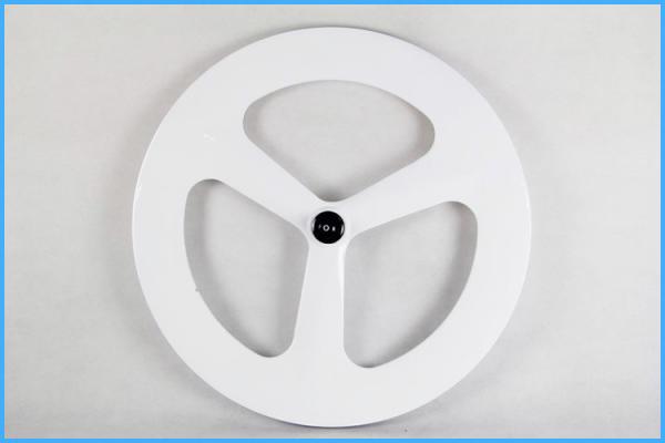 White super lighth YOUNGFAN BIKE 700C cheap 3-spoke carbon clincher wheel for road bike
