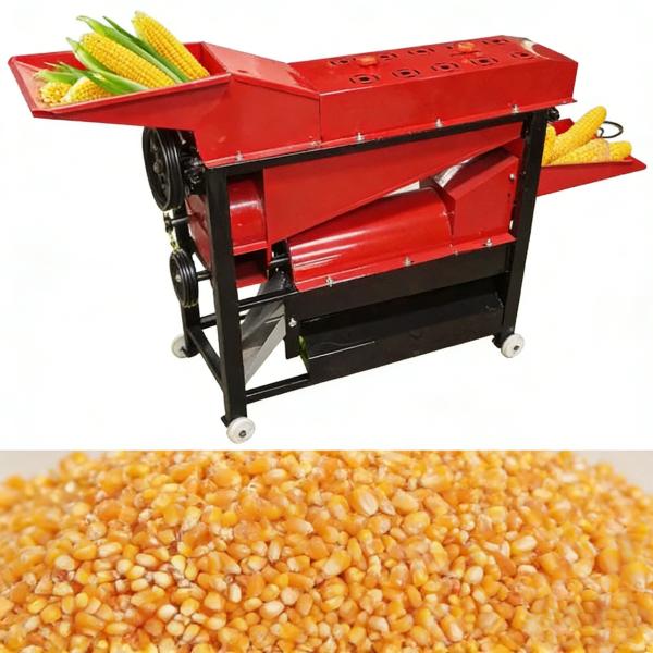Heavy Duty Corn Threshing Peeling Machine Low Kernel Damage For Agriculture