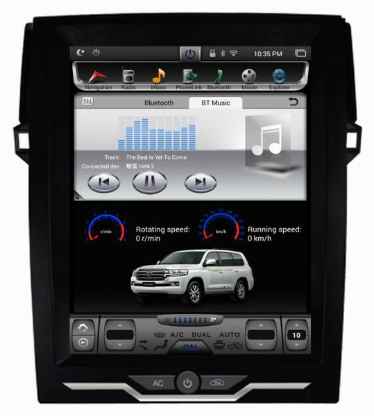 Ouchuangbo  Vertical Screen Tesla Style Android 6.0  for Toyota Reiz 2014-2016 with gps navi multimedia audio player