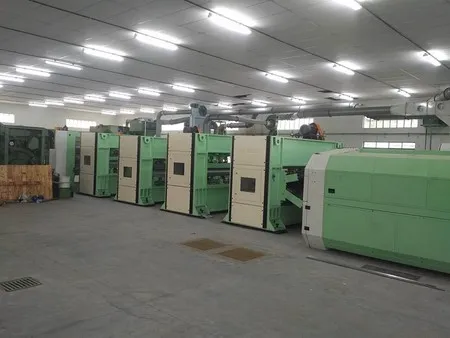 200kg/H  - 400kg/H Non Woven Needle Punching Machine Insole Board Toe Puff Felt Production Line