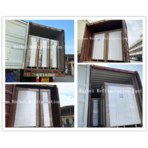 New commercial vertical ice cream display upright deep freezer frozen food freezer