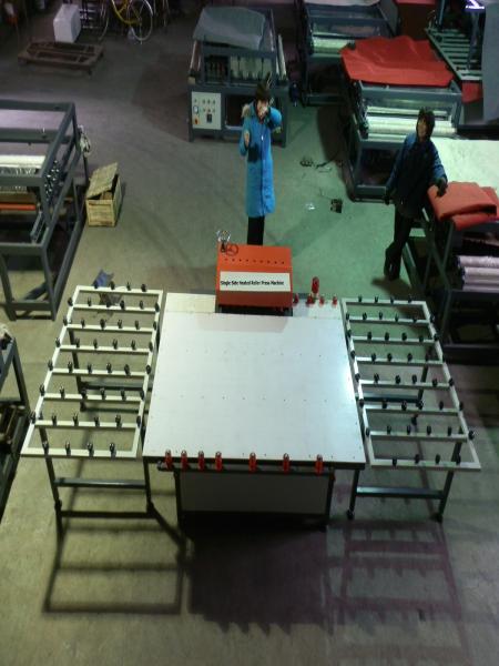 Cold Roller MINI Press Table Double Glazing Machinery 1000mm Width