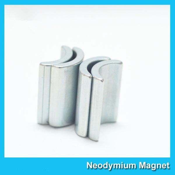 Industrial Arc Neodymium Motor Magnets Super Strong N45SH High Permanence