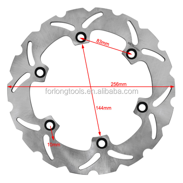 Титановая 256 мм замена ротора тормозного диска специально разработанная для Honda XLV VARADERO 1000 XLV VARADERO ABS 1000 Мотоциклетные детали