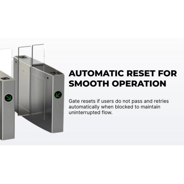 High-Security Anti-Fare Evasion Sliding Barrier Gate with BLDC Motor and Bi-directional Access Control Turnstile