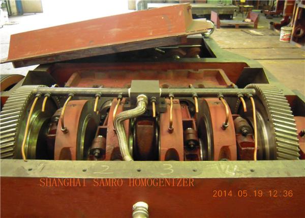 Homogeneizador de aço inoxidável de leite de dois estágios, equipamento de homogeneização industrial
