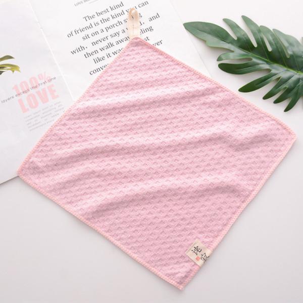 100% Cotton Hand Towel Absorbent and Sustainable Striped Pattern for Sensitive Skin
