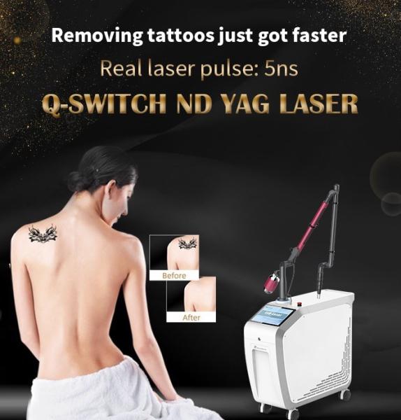 TGA Q Switch Picosecond Tattoo Removal Machine With 10.4 Color Touch LCD Screen