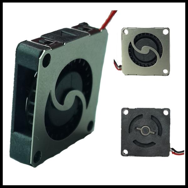 Plastic Black 3.3v / 5v Laptop Cooler Fan 18mm Long Lifespan