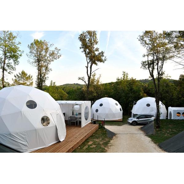 7m Outdoor Waterproof Portable Geodesic Dome PVC Roof Covered Home