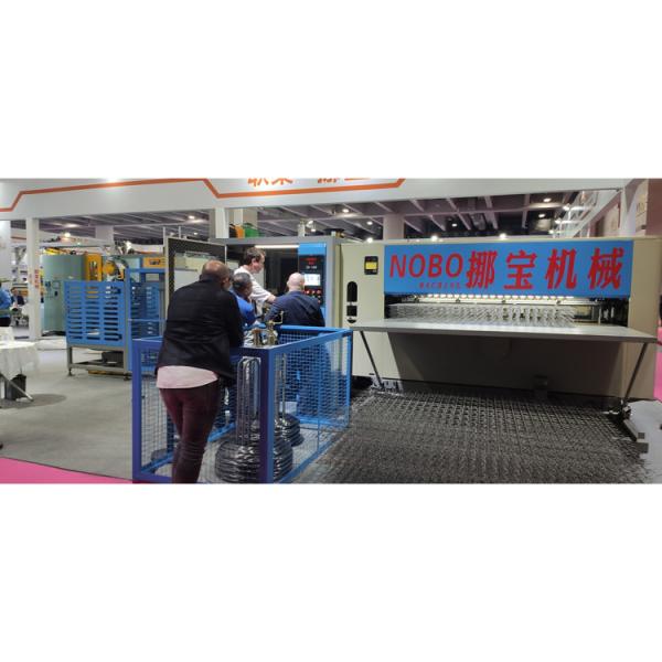 Bed Core Mattress Spring Making Machine 90-100 Springs / Min 1.9-2.4mm Wire Diameter