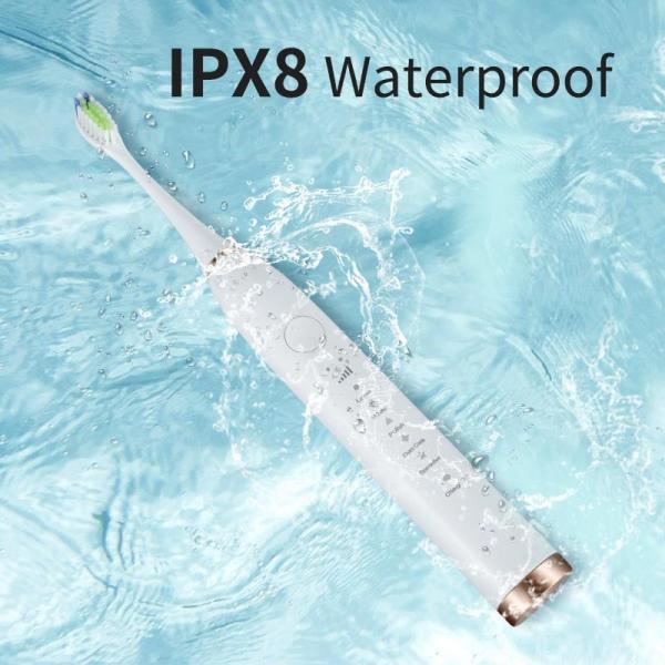 Smart Rechargeable Travel Toothbrush , White Electric Toothbrush 235mm Size