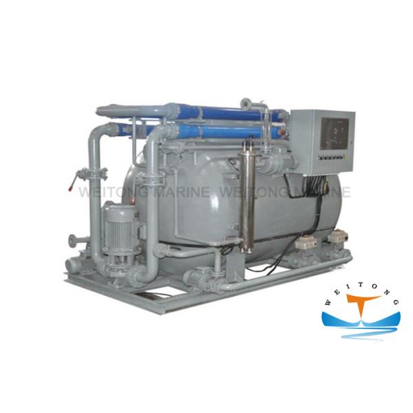 LCD Display Marine Sewage Treatment Plant , 1.5kw Black Water Treatment Plant
