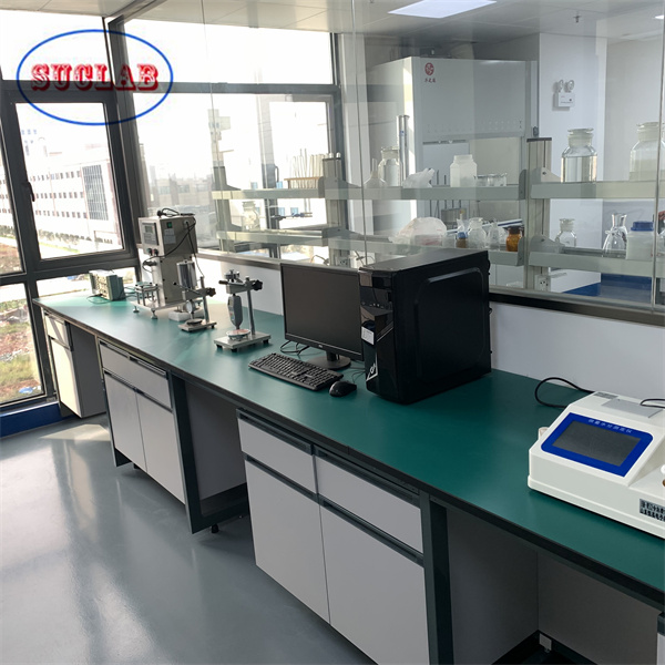 Construído para durar Móveis de laboratório de química Bancos de parede de laboratório para soluções sustentáveis