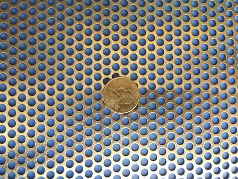 Stainless Steel Perforated Metal Sheet For Ceiling / Filtration Slot Hole Shape