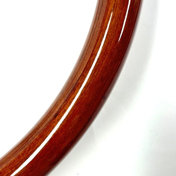 16 inch Wood Steering Wheels For Vintage Car Wooden Rims Chrome Spokes