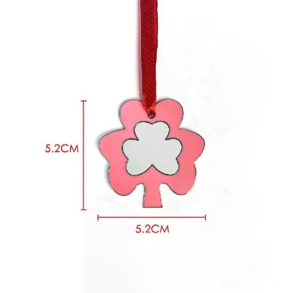 Ideas de Regalo de Navidad por Sublimación Colgante de Árbol de Navidad Adornos Navideños con Foto Personalizada