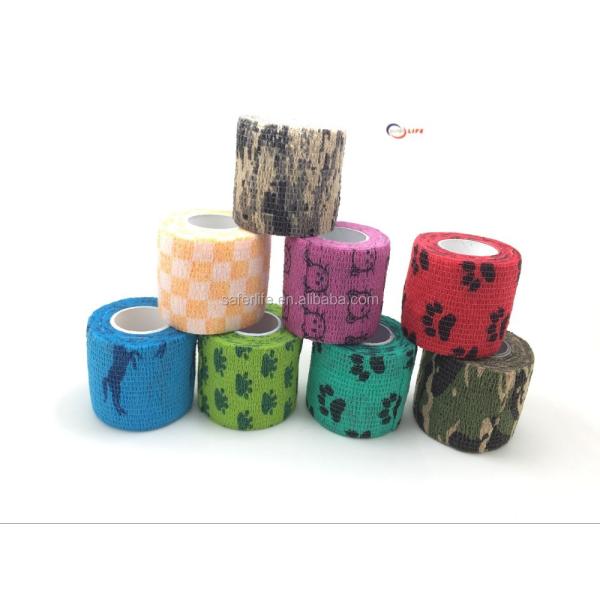 hot sale sports non woven elastic cohesive bandage self adhesive cohesive bandage