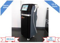 Máquina vertical da remoção do cabelo do laser do diodo 808nm com densidade de energia ajustável