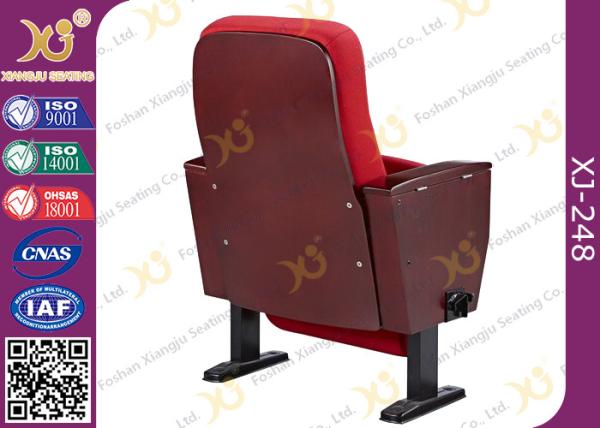 Powder Coating Finish Legs Auditorium Theater Seating Furniture With Tablet