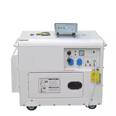 Gerador silencioso doméstico portátil pequeno conjunto de gerador a diesel 220 V