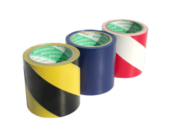 Red White Stripes PVC Adhesive Tape Plastic Electrical Tape For Insulation 15yard 20yard